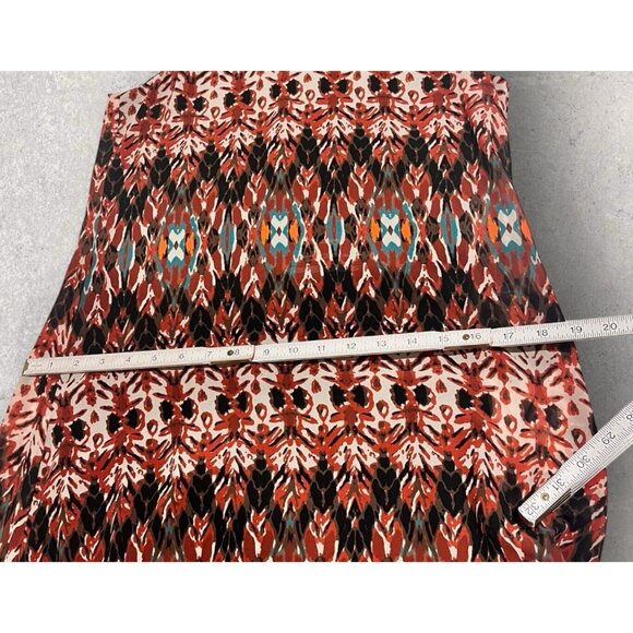 Karen Kane Women S Woods Patterned Boho Sleeveless Scoop Neck Maxi Dress USA - Picture 6 of 9